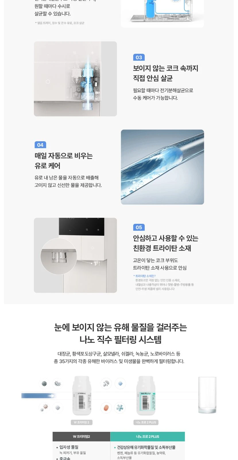 청호나이스 얼음 정수기 The M (얼음냉온정) WI-37C90720N 상세 이미지 5