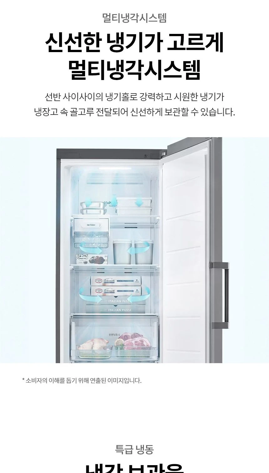LG 컨버터블 패키지(냉동전용고) 321L A320S 상세 이미지 3