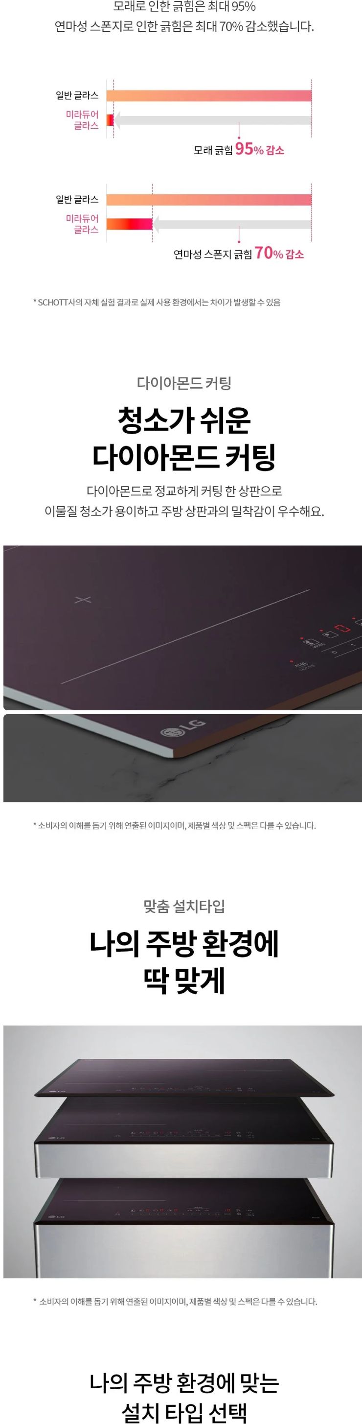 LG 디오스 인덕션 빌트인 (와이드존) BEF3AMB4E 상세 이미지 11